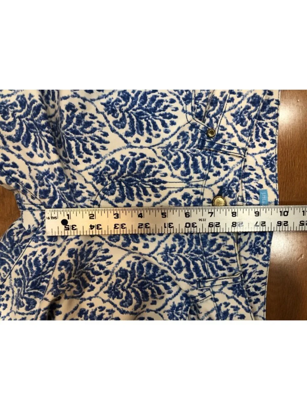 J McLaughlin Lexi Stretch Cotton Blend Skinny Jeans Artistic Coastal Chic Sz 2